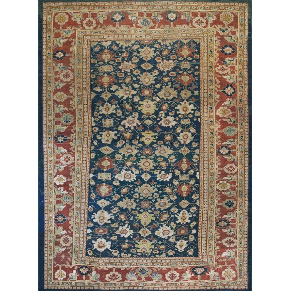 19th Century Persian Sultanabad Carpet