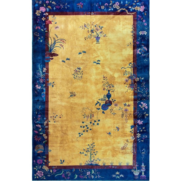 1920s Chinese Art Deco Carpet 