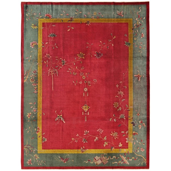 1920s Chinese Art Deco Carpet 