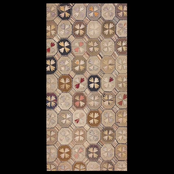 American Hooked Rug #23536