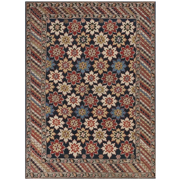 19th Century Caucasian Shirvan Star Kuba Rug