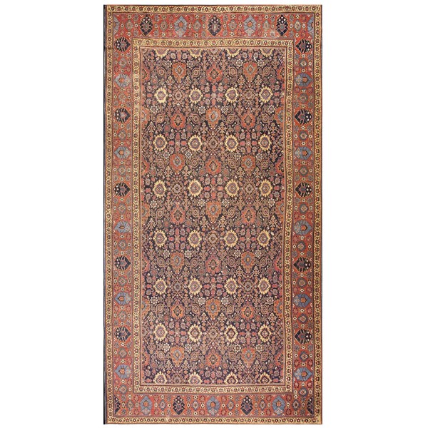 18th Century N.E. Persian Herat Carpet with Harshang Design