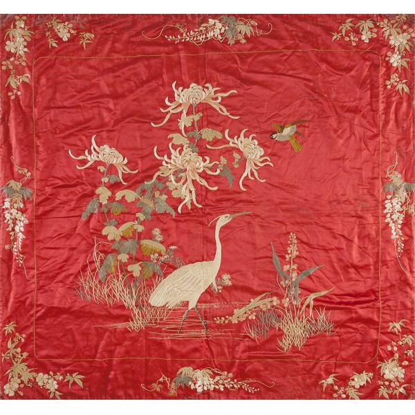 Early 20th Century Chinese Silk Embroidery