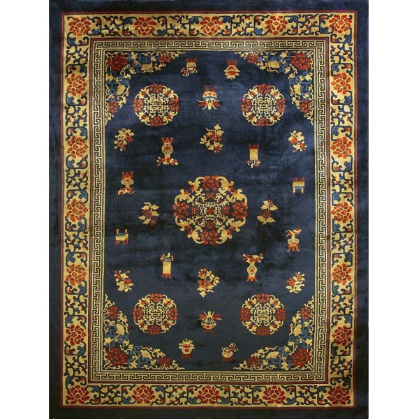 1920s Chinese Peking Carpet 