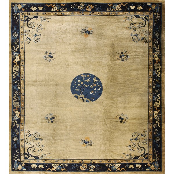 Early 20th Century Chinese Peking Carpet 