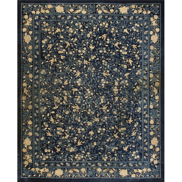 Early 20th Century Chinese Peking Carpet 