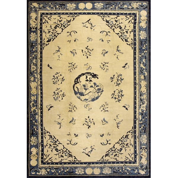 19th Century Chinese Peking Carpet 