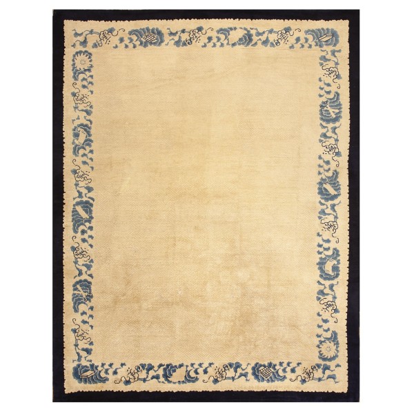 19th Century Chinese Peking Carpet with Tone-on-Tone Pattern