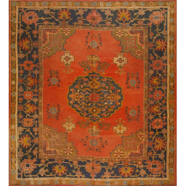 Late 19th Century Turkish Oushak Carpet