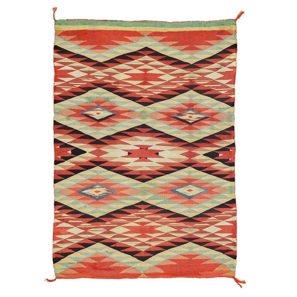 19th Century American Navajo Germantown Carpet