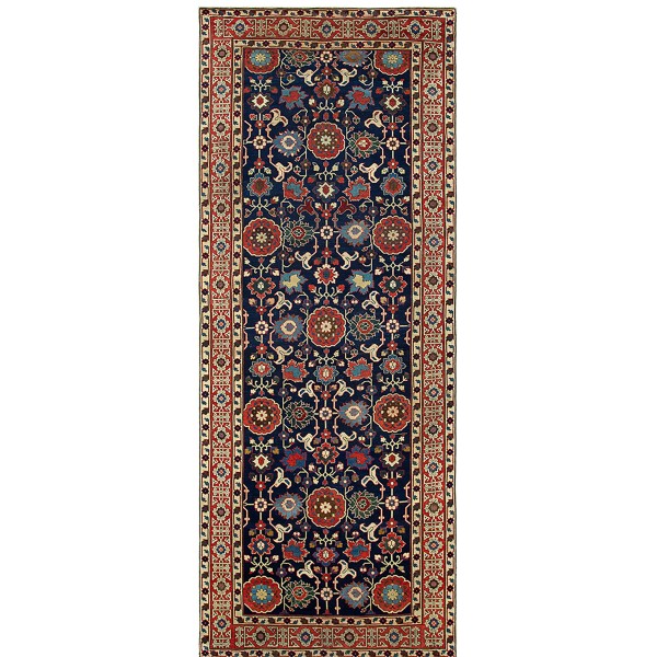 Early 19th Century Caucasian Afshan Kuba Carpet 