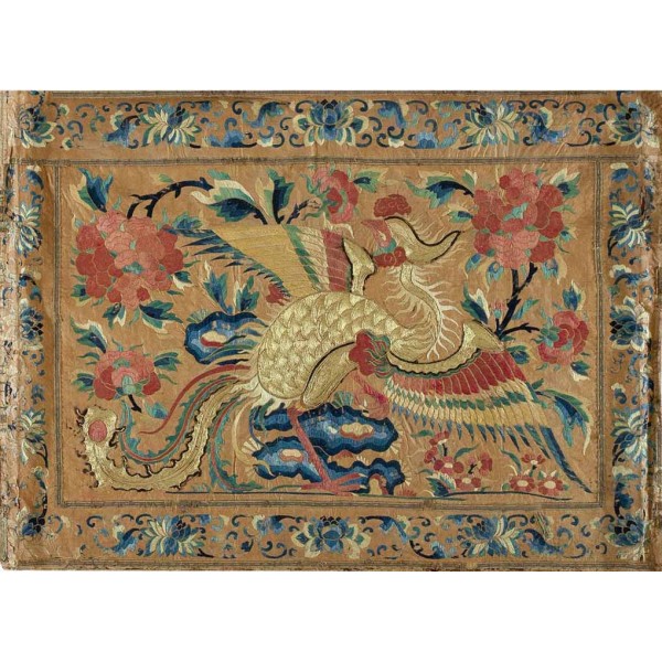 Mid 19th Century Silk Chinese Embroidery