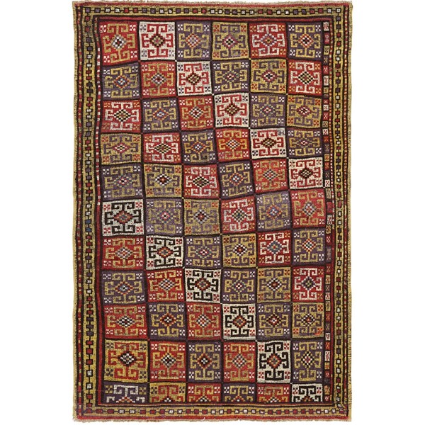 19th Century Konya Bozkir Carpet