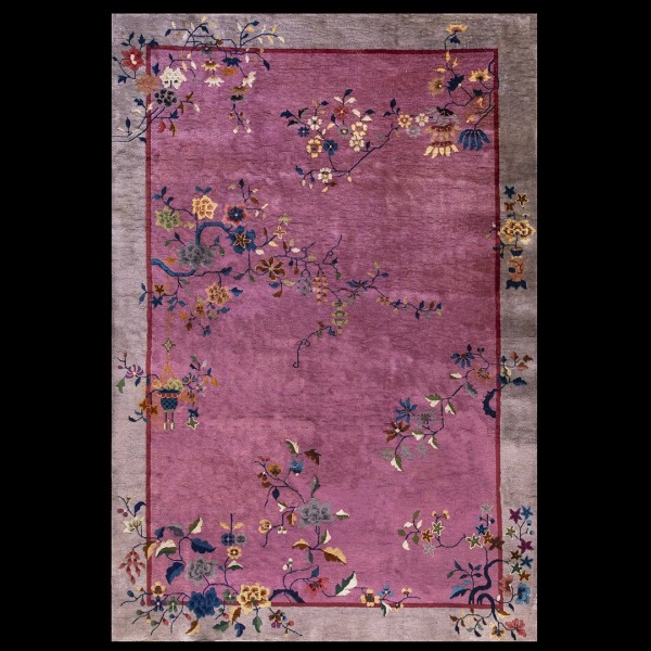 1920s Chinese Art Deco Carpet 