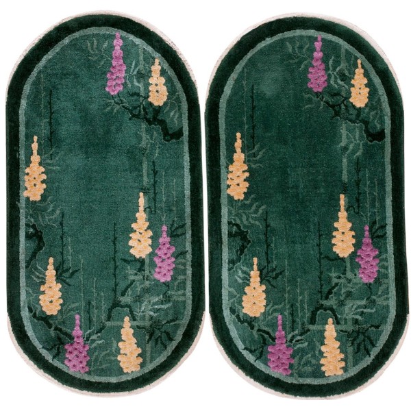 1920s Pair of Chinese Art Deco Carpets