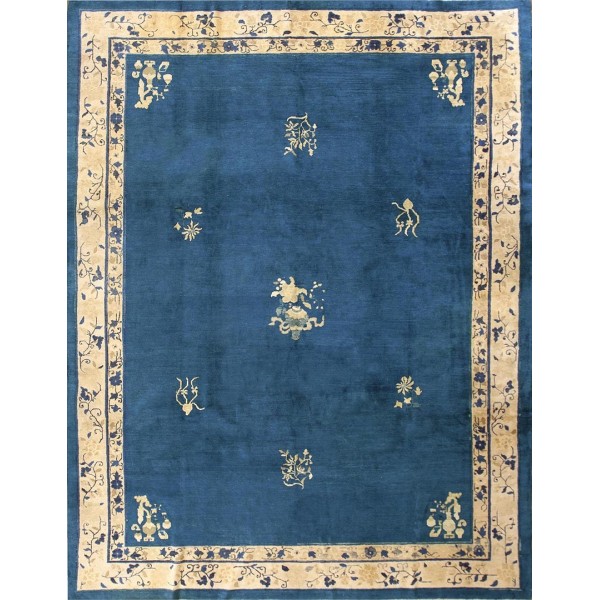 Early 20th Century Chinese Peking Carpet 