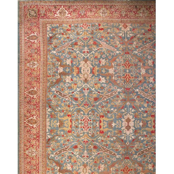 19th Century Persian Ziegler Sultanabad Carpet