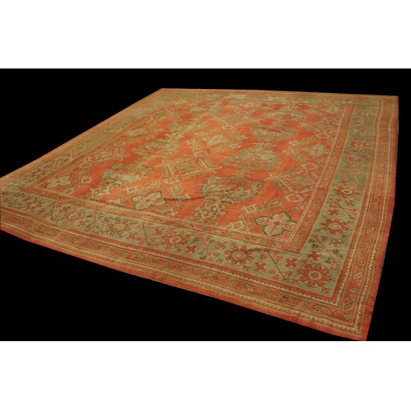Antique Oushak Rug - 40-3637 | Turkish Decorative | 11' 9