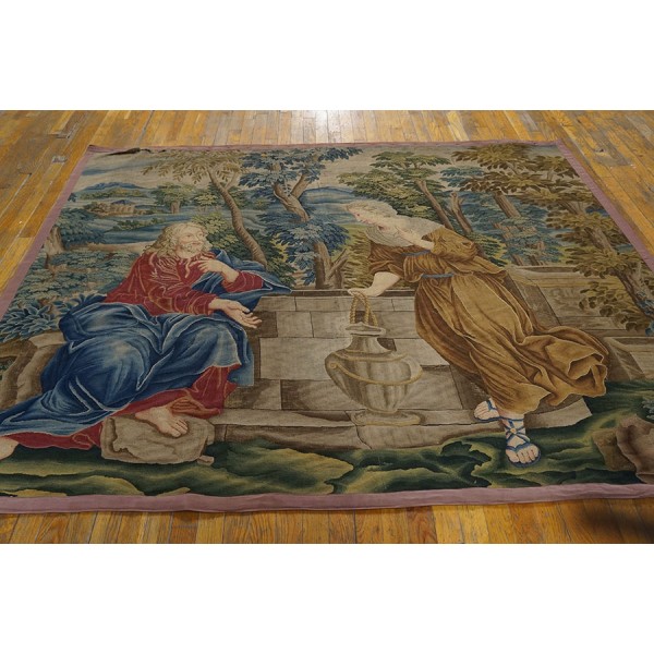 Antique Tapestry Rug - 40-3703 | European | 5' 10