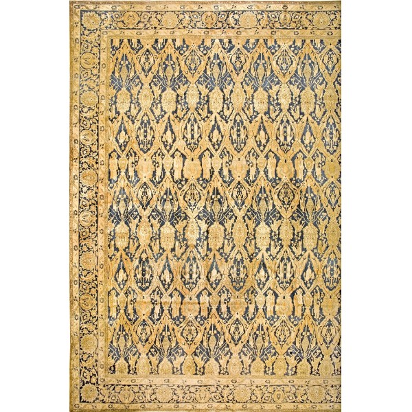 Early 20th Century N. Indian Amritsar Carpet with Dragon Design