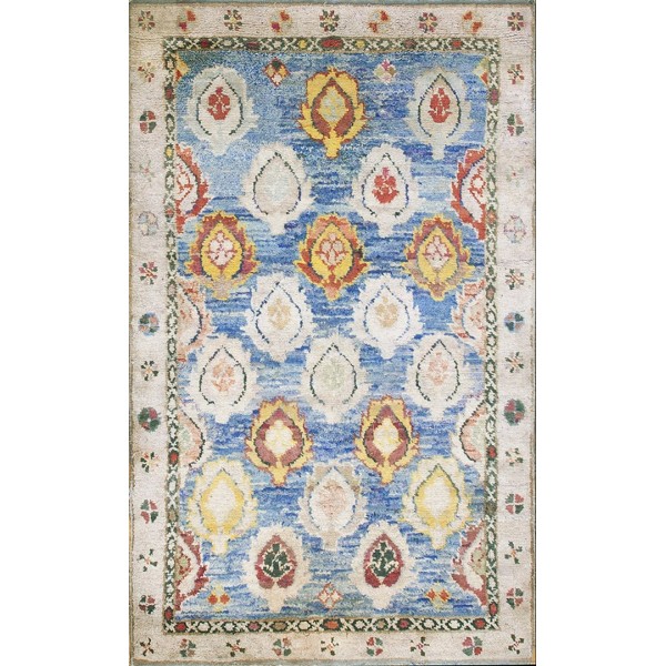 Early 20th Century Cotton Agra Carpet