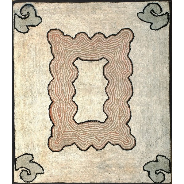 1930s American Hooked Rug