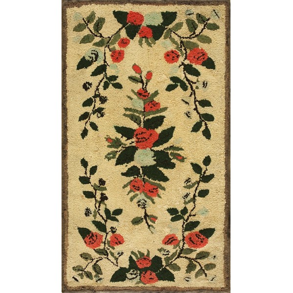 American Hooked Rug #18428