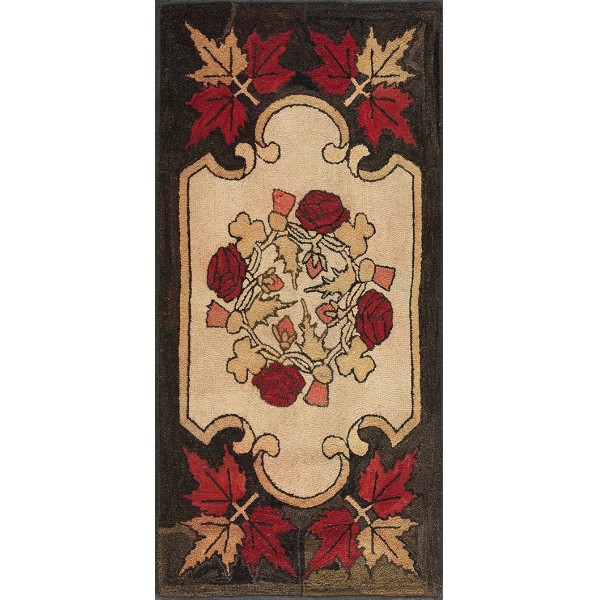 American Hooked Rug #17043