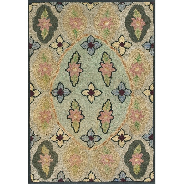 American Hooked Rug #17179