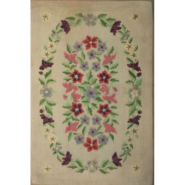 Mid 20th Century American Hooked Rug