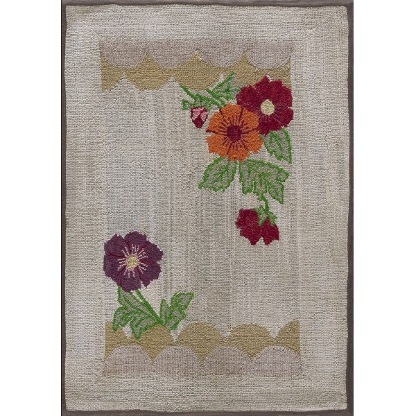 American Hooked Rug #17191