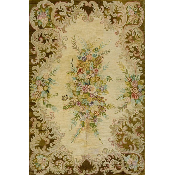 Early 20th Century American Hooked Rug