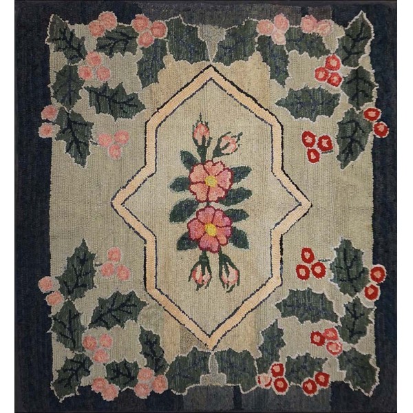 American Hooked Rug #17251