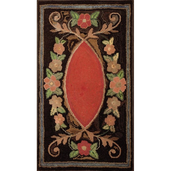 American Hooked Rug #17252