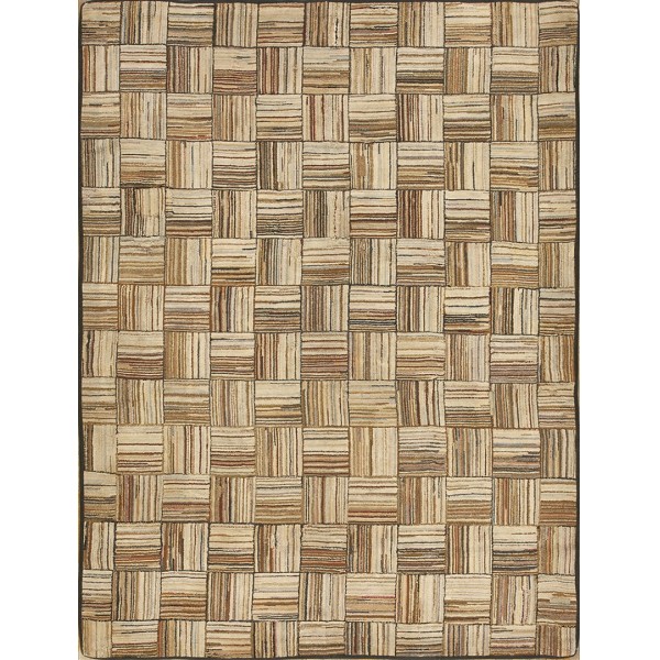 Late 19th Century American Hooked Rug 