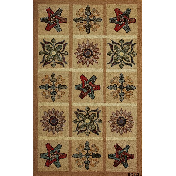 American Hooked Rug #17435