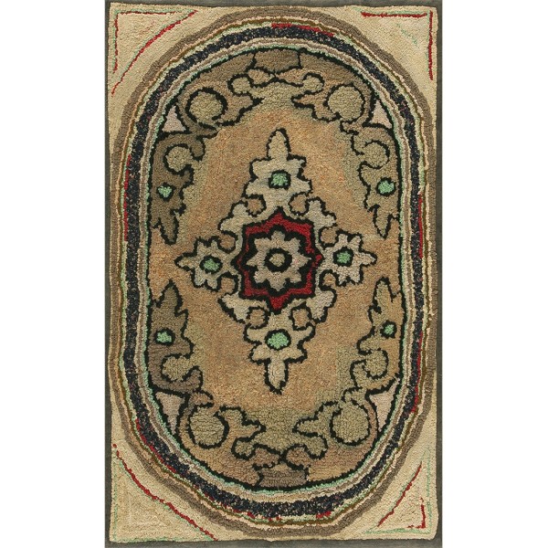 American Hooked Rug #17468