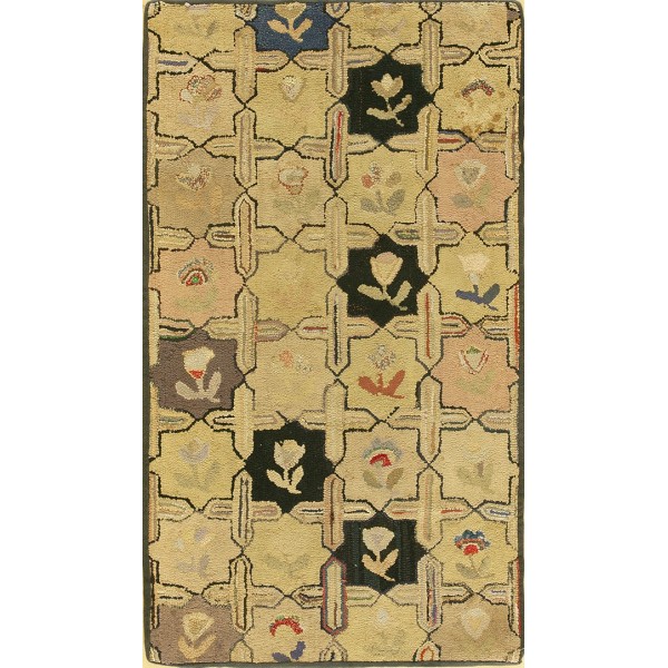 Early 20th Century American Hooked Rug