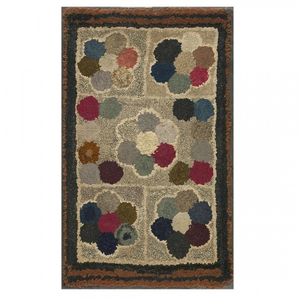 1930s American Hooked Rug