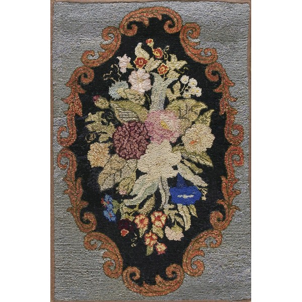 American Hooked Rug #17563