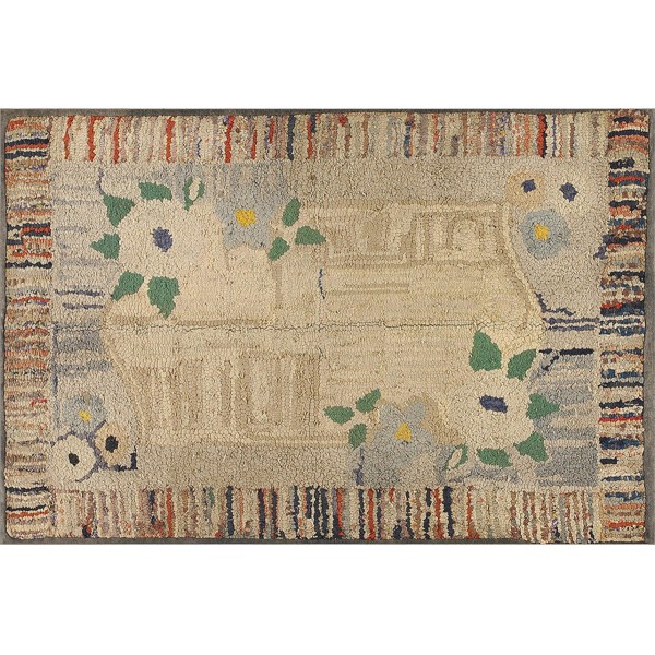 American Hooked Rug #17659