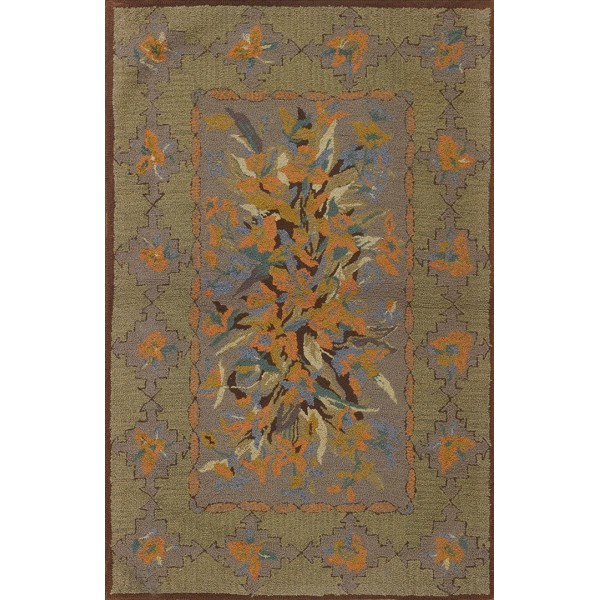 American Hooked Rug #17846