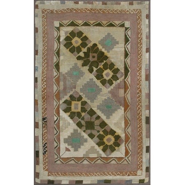 American Hooked Rug #18413