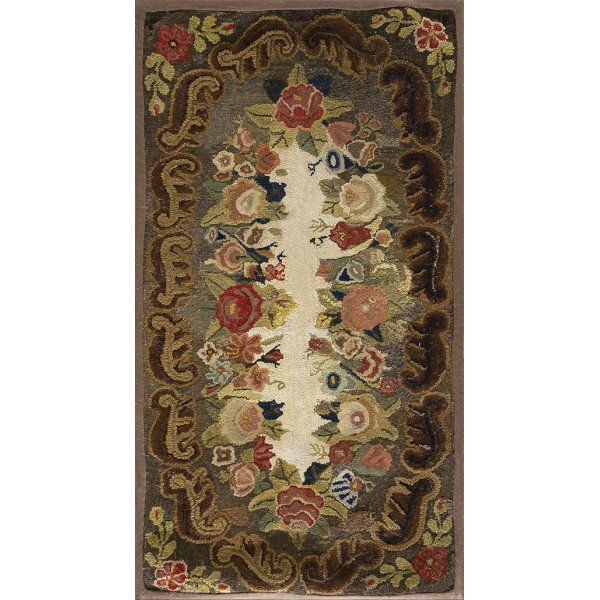 American Hooked Rug #18628