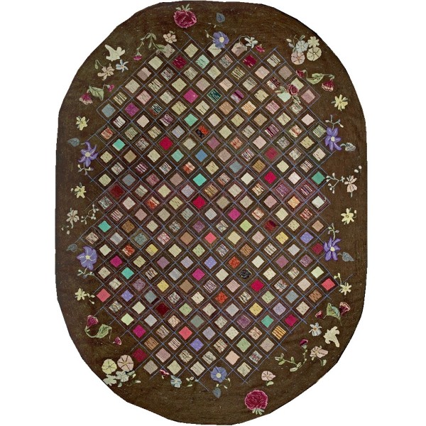 American Hooked Rug #19244