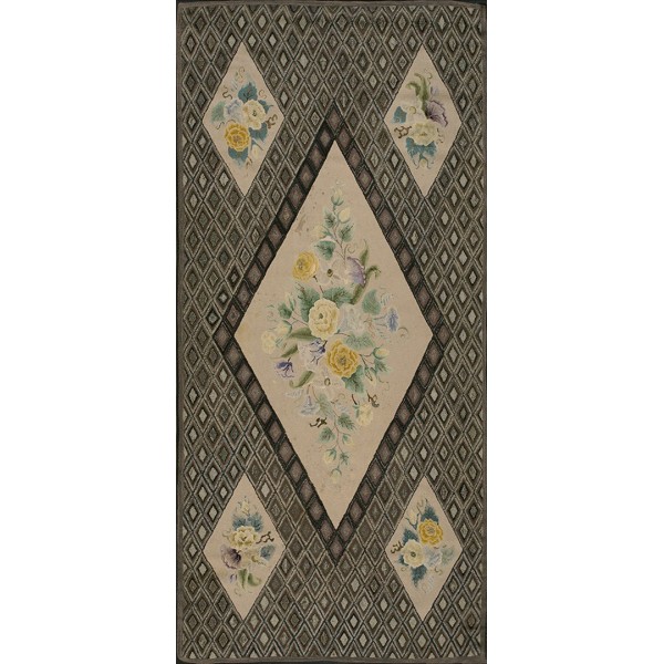 American Hooked Rug #19247