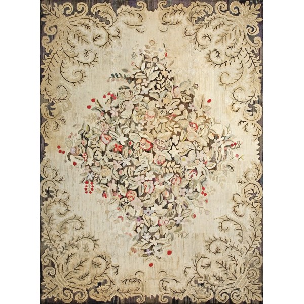 American Hooked Rug #19383