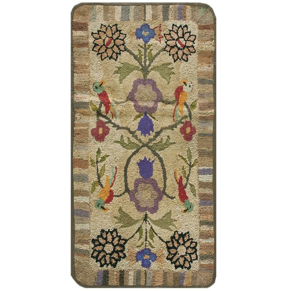 1920s American Hooked Rug 