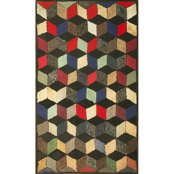 American Hooked Rug #20-13166