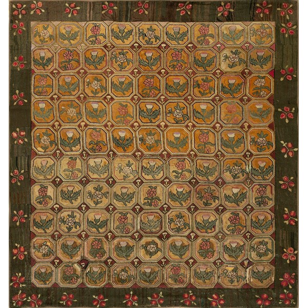 American Hooked Rug #20235